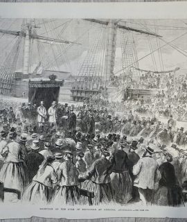 Reception of the Duke of Edinburgh at Geelong, 1868