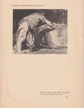 Vintage Lithography, Frank Brangwyn, 1920 ca.