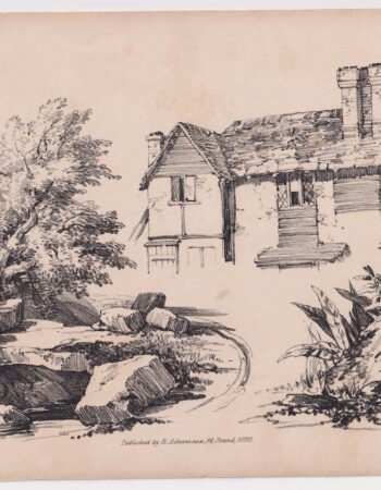 Antique Print, published by Ackermann, 1833