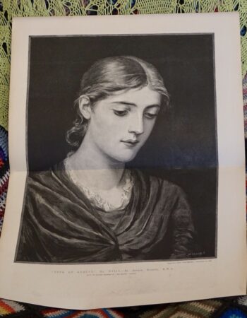 Vintage Print, Type of Beauty, 1888