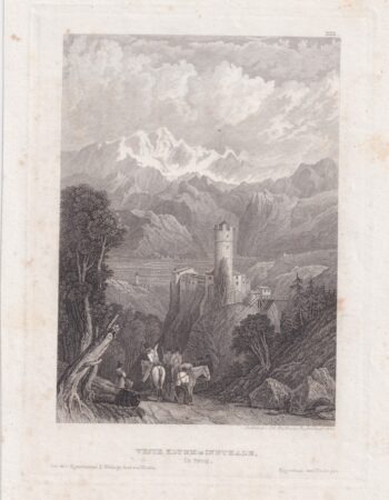 Antique Engraving Print, Veste Klumm, 1833