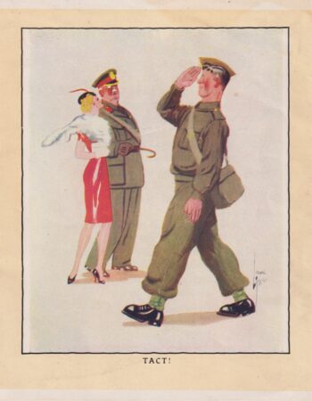 Vintage Print, Tact! 1909 ca.