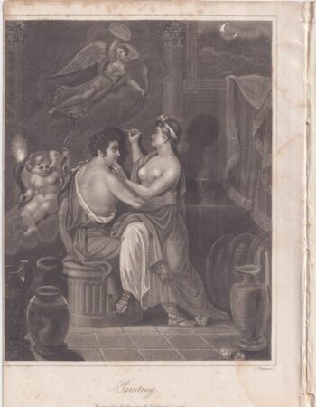Antique Engraving Print, Painting, 1821