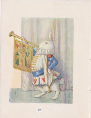 Vintage Print, The White Rabbit, 1910 ca.