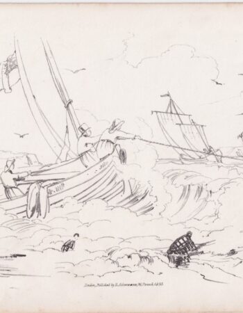 Antique Print, Published by Ackermann, 1833