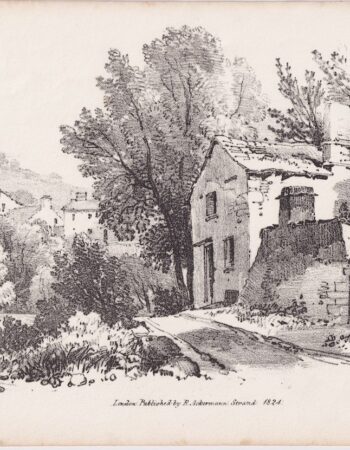 Antique Print, published by Ackermann, 1824