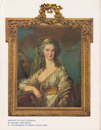 Vintage Print, Portrait of Lady Fitzgerald, 1909 ca.