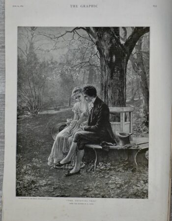 Vintage Print, The Trysting-tree, 1893