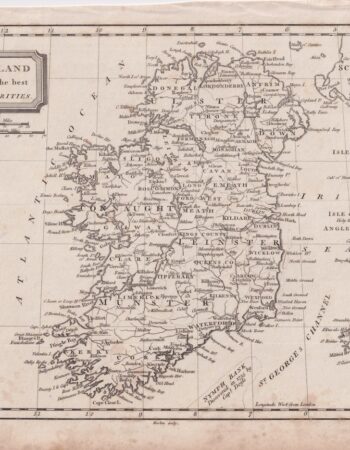 Antique Map, Ireland from the best Authorities, 1796