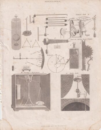 Antique Engraving Print, Miscellanies, 1809