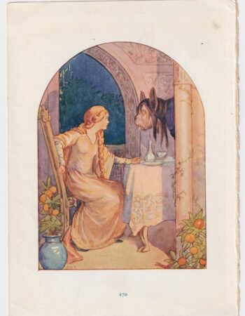 Vintage Coloured Plate by Margaret W. Tarrant, 1922