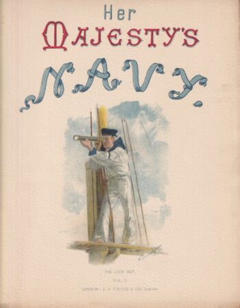 Vintage Print, Her Majesty's Navy, 1890