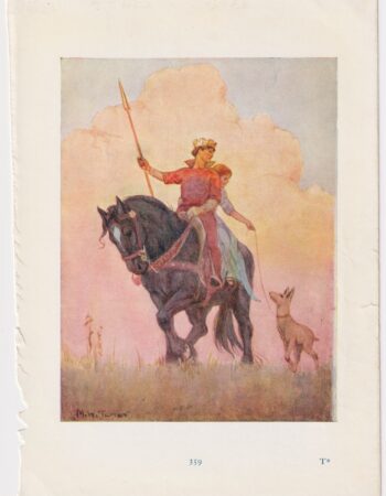 Vintage Coloured Plate by Margaret W. Tarrant, 1922