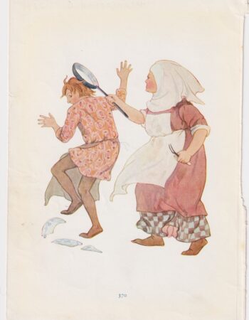 Vintage Coloured Plate by Margaret W. Tarrant, 1922