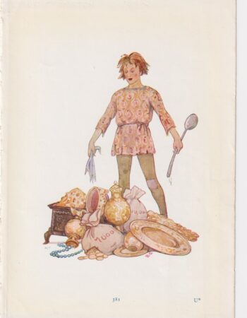 Vintage Coloured Plate by Margaret W. Tarrant, 1922