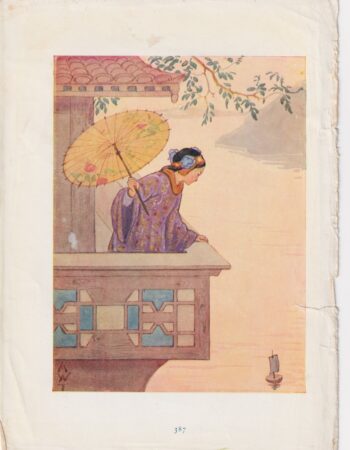Vintage Coloured Plate by Margaret W. Tarrant, 1922