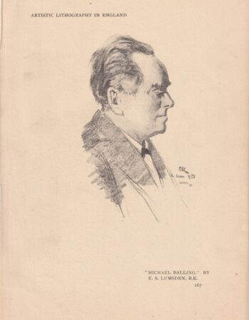 Vintage Lithography, E.S. Lumsden, 1920 ca.