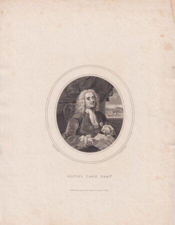 Antique Engraving Print, Daniel Lock Esq., 1808