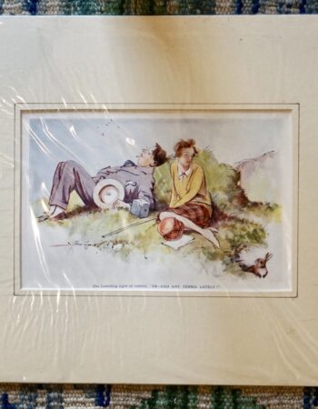 Vintage Print, Er-Had any Tennis lately, 1928