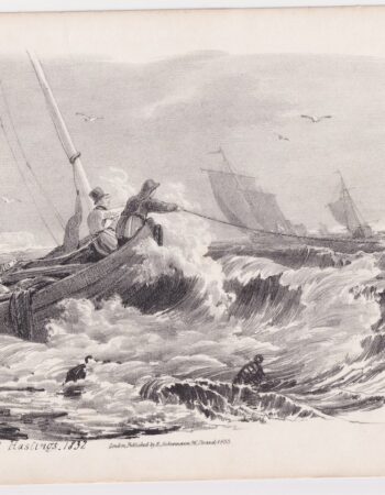 Antique Print, "Hastings 1832", 1833