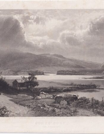 Antique Engraving Print, Some's Sound, 1840