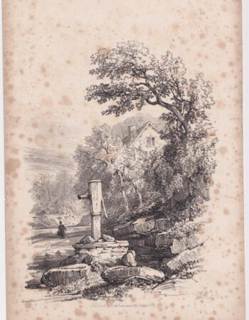 Antique Print, published by Ackermann, 1833