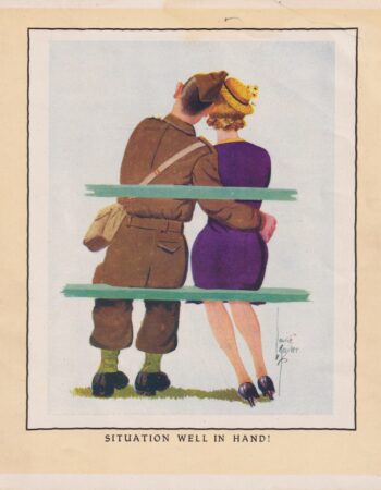 Vintage Print, Situation Well in Hand! 1909 ca.