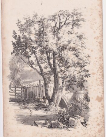 Antique Print, published by Ackermann, 1833