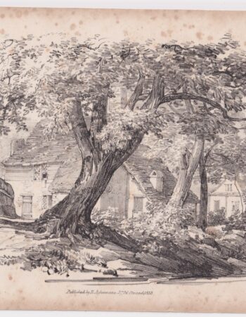 Antique Print, published by Ackermann, 1833