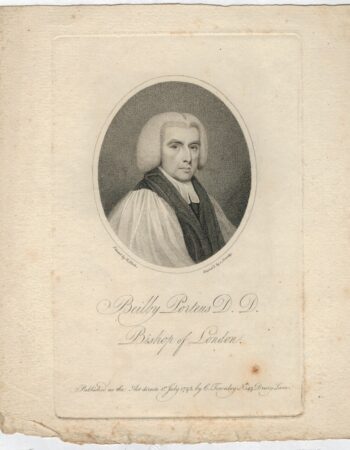 Antique Engraving Print, Beilby Porteus D. D. Bishop of London, 1795