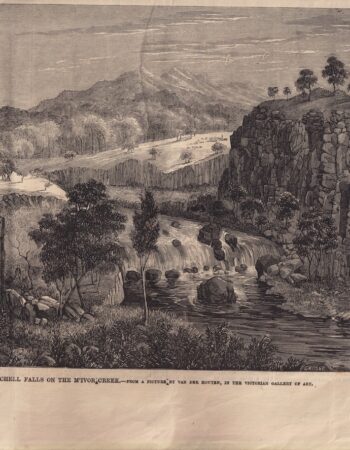 Vintage Print, The Mitchell Falls, 1868 ca.