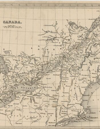 Antique Map, Canada, 1860