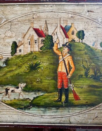 Vintage F. Conz, Folk Art Print, 1909