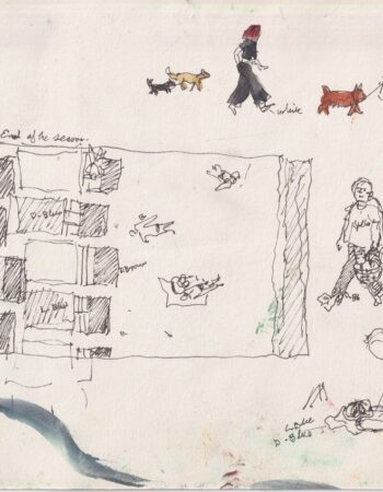 2 Original Vintage Drawings, 1940