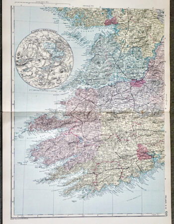 Antique Print, Ireland S. W.  1891