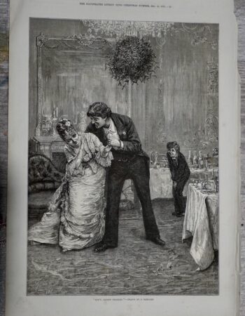 Vintage Print, Don't Cousin Charlie! 1875