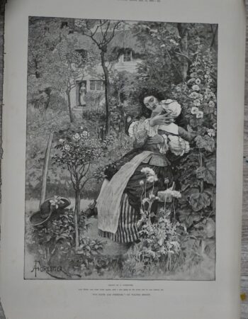 Vintage Print, For Faith and Freedom, 1888