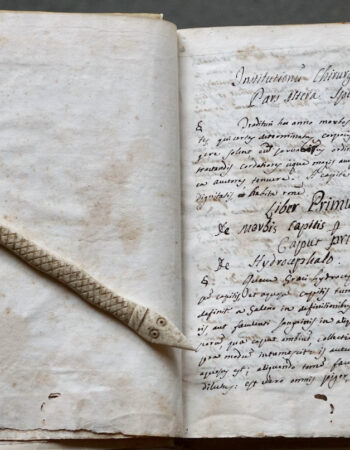 Antique Latin Medicine Manuscript, early 1700 AD