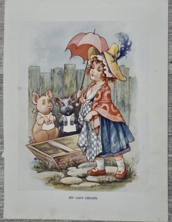 Vintage Print, My Lady Disdain, 1870 ca.