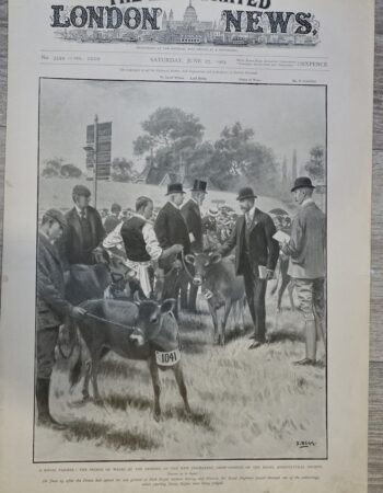 Vintage Print, A Royal Farmer, 1903