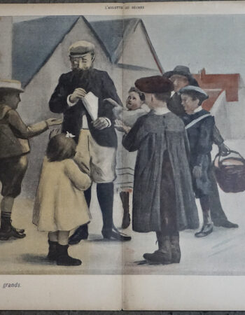 Vintage Print, Petits cadeaux reviendront grands, 1906 ca.