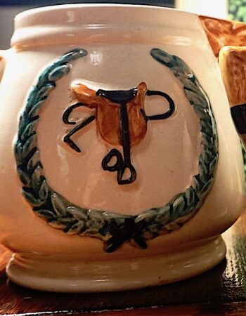 2 Vintage Milk Jug Fox England PPC, 1945-50