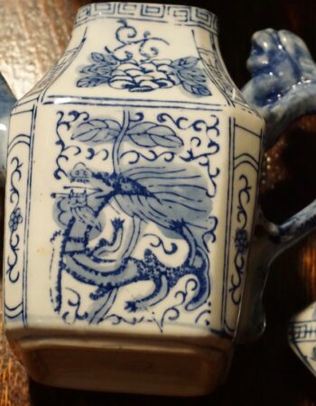 Antique Handmade Dragon Chinese Tea Pot