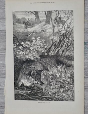 Vintage Print, Stealing Away, 1872