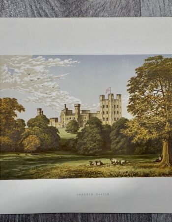 Vintage Print, Penrhyn Castle, 1880 ca.
