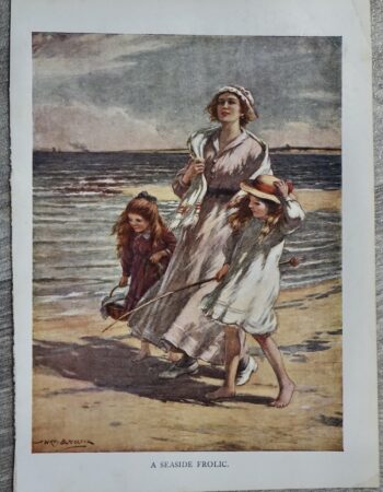 Vintage Print, A seaside frolic, 1930 ca.