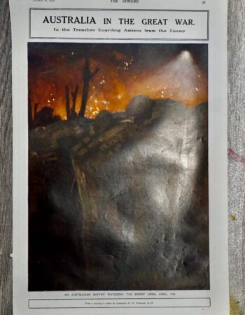 Vintage Print, Australia in the Great War, 1919