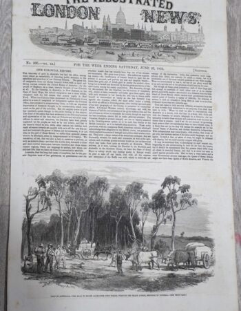 Vintage Print, Illustrated London News, 1852