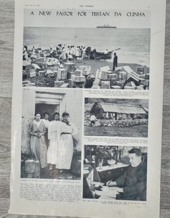 Vintage Print, Tristan de Cunha, 1934