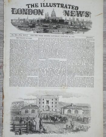 Vintage Print from The Illustrated London News, 1849